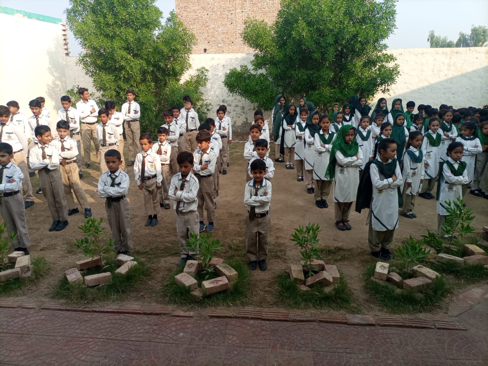 Alhamdulillah – Some random pictures from morning assemblies at Forces School Sir Rasheed Campus
